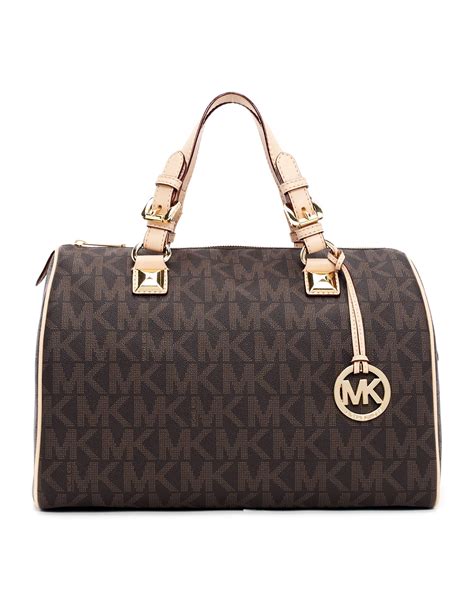 michael kors grayson logo satchel|Michael Kors grayson large satchel.